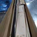 36x84 inch Sliding Barn Wood Door Slab with 6.6ft Hardware Kit, Requires Simple DIY Assembly