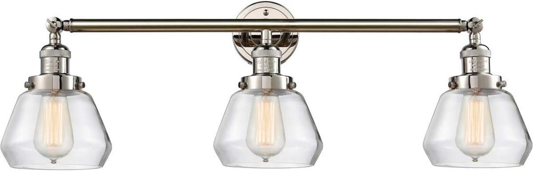 Innovations 205-PN-S-G172-LED 3 Light Vintage Dimmable LED Adjustable Bathroom Fixture, Polished Nickel