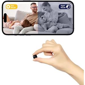 4K Camera - HD Nanny Cam for Indoor, Office, Pet - Mini Camera with App, HD Night Vision, Motion Detection Alert, Cloud & SD Storage