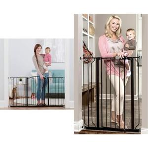 Regalo 58-Inch Home Accents Super Wide Walk Through Baby Gate & Easy Step Extra Tall Walk Thru Baby Gate, Bonus Kit, Includes 4-Inch Extension Kit