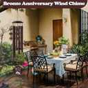 Bronze Anniversary 8 Year Gifts – Bronze Wind Chimes – 8th Anniversary Romantic Gifts for Him, Her, Men, Women, Couples