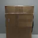 HIGOGOGO Round Stuffed Pouf Ottoman, Corduroy Poufs with Foam Chunk Filling, Furry and Fluffy Pouf Foot Stool Storage Ottoman, 20 X 15 Floor Poufs Foot Rest for Living Room, Navy