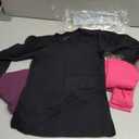 Brix Girls' Long Sleeve Tees - 4 -Pack Crew Neck Super Soft Cotton T Shirts. 3/4