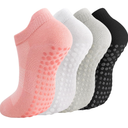 Breslatte Grip Socks Pilates Socks with Grips for Women Non Slip Grippers Womens