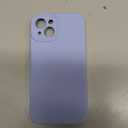 Vooii Compatible with iPhone 13 Case, Liquid Silicone Upgrade [Camera Protection] [Soft Anti-Scratch Microfiber Lining] Shockproof Phone Case for iPhone 13 6.1 inch - Light Blue