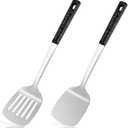 Stainless Steel Spatula with Heat Resistant Handle, 14.3in
