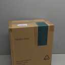 BOBOMOMO 24" Farmhouse Resin Table Lamp Set of 2, Vintage Lamps for Living Room Bedroom with Linen Shades, Traditional Rustic Bedside Lamps Retro Table Lamps for Living Room, Bedroom, Office (Antique White)