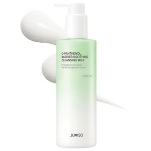 JUMISO D-Panthenol Barrier Soothing Cleansing Milk (300ml/10.14oz) 92% Cleansing Power 5-Ceramide Gentle Ophthalmologist Tested First Cleanser, Sting-Free Sunscreen & Makeup Melt for Sensitive Skin