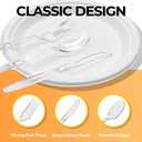 Plastic Forks 100 Count Heavy Duty Disposable Clear Plastic Forks Bulk Cutlery Cake Fork Clear Utensils Silverware for Party Restaurant