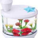 ACEBON Portable Mini Humidifier, 460ml Cool Mist Small Humidifier, USB Quiet Operation Desktop Humidifiers for Baby Bedroom Travel Office Home, 2 Mist Modes (White)