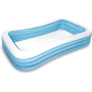 INTEX 58484EP Swim Center Inflatable Family Pool: 277 Gallon Capacity  120" x 72" x 22"  Blue INTEX 58484EP Swim Center Inflatable Family Pool: 277 Gallon Capacity  120" x 72" x 22"  Blue