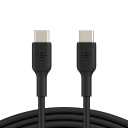 Belkin BoostCharge USB-C to USB-C Cable (1M/3.3ft) for iPhone 16, iPhone 16 Pro, Samsung Galaxy S25, S24, Pixel 9 & 8, iPad Pro, Nintendo Switch 2, Carplay & More – Black