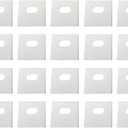 20 Pcs Transparent Vertical Curtain Repair Mini Clear Blinds Repair Sticker Tape, with Pre-Cut Holes Vertical Curtain, Shades Accessories