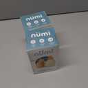 2 x Nmi Reusable Baby Silicone Food Pouches 2 Pack - Refillable Food Storage for Kids,Baby - Squeeze Pouch Washable Refill - for Yogurt Applesauce and More for Babies/Toddlers, Simple Modern up to 5oz (Orange)