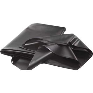 60 Mil HDPE Rubber Pond Liner Black Pond Skins Liner UV Resistant Garden Pool Membrane for Streams Fountains Small Ponds Replacement Liner (1m x 2m)