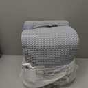 Levtex Home Mills Waffle King Bedspread Set (122x106in) with 2 Pillow Shams (36x20in) - Chambray - Cotton Waffle King Size Bedspread Set - Soft, Pre-Washed