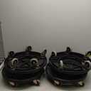 Rubbermaid Commercial Products Brute Twist on/Off Round Dolly, Black, Use with BRUTE Trash Can, Pack of 3