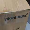Bamworld Metal Plant Stand 4 Pots Corner Black