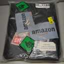 Big Joe Fuf 6Ft Giant Lounger Foam Bean Bag Chair, Oversized Couch with Removable Cover for Kids, Teens, Adults, Black Lenox, Durable Woven Polyester, 6 foot