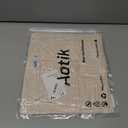 AOTIK Mens Cotton Linen Shirt Button Down Short Sleeve Shirt XXL Beige