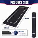 Drydiet Motorcycle Garage Mat Non Slip, Basic Style, 78 x 31 Inch