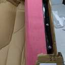Balance Beam Adjustable 8ft, High and Lower Floor Beam Gymnastics Equipment for Kids Children, Gymnastics Beam with Legs for Home, Professional Training, Gymnastic Club Use (Pink)