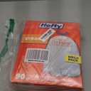 Hefty Strong 13 Gallon Trash Bags, Tall Kitchen Trash Bags, UnscentedLarge Trash Bags with Drawstrings, Durable Closure, Resists Leaks, Punctures, and Tears, White, Unscented, 90 Bags