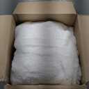 LBRO2M Double Sided Sherpa Blanket,King Size Super Soft Fuzzy Plush Warm Cozy Fluffy Throw Reversible Luxurious Blankets (White) (King(90x104 Inches))