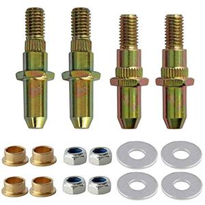 LEDAUT Door Hinge Pin and Bushing Repair Kits for 1999-up GMC Sierra Silverado Chevy Truck SUV