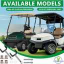 Panglong Front End King Pin Repair Kit, Club Car Front End Parts Suitable for 2004-UP Precedent Gas & Electric Golf Carts OEM #102287201, 103638601, 102288201, 102288401