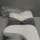 Cervical Neck Pillow for Pain Relief - Ergonomic Side Sleeper Pillow for Neck Support, Cooling Cervical Pillow for Sleeping, Contour Orthopedic Memory Foam Pillows for Back Stomach Sleepers (Dark Grey & White)