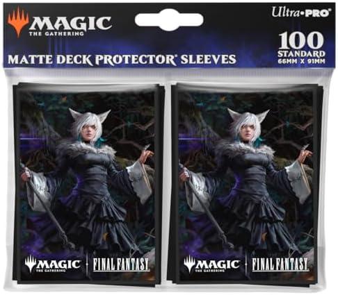 Ultra PRO - Final Fantasy x Universes Beyond Y’shtola, Night’s Blessed (Commander) 100ct Deck Protector Sleeves for Magic: The Gathering | Trading Card Accessories, Collectible Card Game Gear