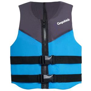 Gogokids Youth Swim Vest for Kids Teens Boys Girls 50-90 lbs & 75-125 lbs, Soft 3D Fabric Swim Jacket, Lightweight Pool Float Vest with Adjustable Straps for Swimming Boating Kayak Beach Water Sports