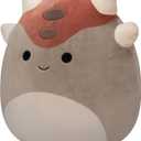 Squishmallows Original 14-Inch Ainhoca Grey Ankylosaurus - Large Ultrasoft Official Jazwares Plush