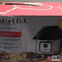 Instant Pot Duo Crisp 11-in-1 Air Fryer and Electric Pressure Cooker Combo with Multicooker Lids that Fries, Steams, Slow Cooks, Dehydrates,Free App With Over 800 Recipes, Black/Stainless Steel, 8QT