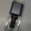 LISEN Retractable Car Charger, Gifts for Him Her, Car Adapter USB C Fast Charger, gifts for Mothers Day Travel Essentials kits Car Accessories for Men Women Gifts for iPhone 17 16 15 14 13 Samsung S26 (Grey)