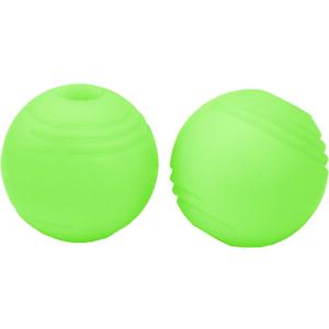 Chew King by Mammoth Set of 2 Glowing Fetch Ball, Durable Bouncy Interactive Toy for Pets & Dogs, Lightweight, 3 Inch, Fits Ball Launcher