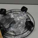 KEILEOHO 3 Pack 10.6 Inches Metal Plant Caddy with Wheels, Heavy Duty Plant Caddy Stands, Rolling Plant Stand for Indoor, Outdoor, Garden, House, Black