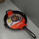 Victoria 12-Inch Cast Iron Skillet, Pre-Seasoned Cast-Iron Frying Pan with Long Handle, Made in Colombia