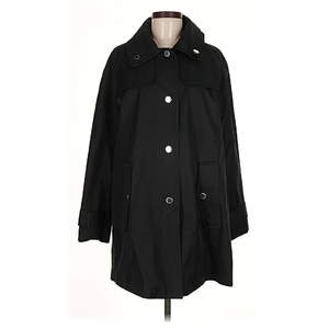 Women's Waterproof Rain Jacket Long Raincoat Hooded Windbreaker Trench Coat, L Women's Waterproof Rain Jacket Long Raincoat Hooded Windbreaker Trench Coat, L