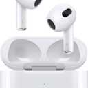 Apple AirPods (3rd Generation) Wireless Earbuds with MagSafe Charging Case. Spatial Audio, Sweat and Water Resistant, Up to 30 Hours of Battery Life. Bluetooth Headphones for iPhone