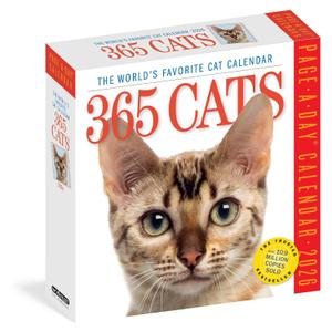 3 x 365 Cats Page-A-Day® Calendar 2026: The World's Favorite Cat Calendar