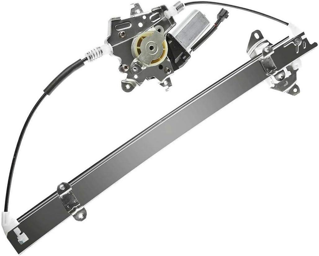 YHTAUTO Front Passenger Side Power Window Regulator with 2-Pin Motor Assembly for Nissan Frontier 2005-2015, Pathfinder 2005-2010, Xterra 2005-2015 & Suzuki Equator 2009-2010