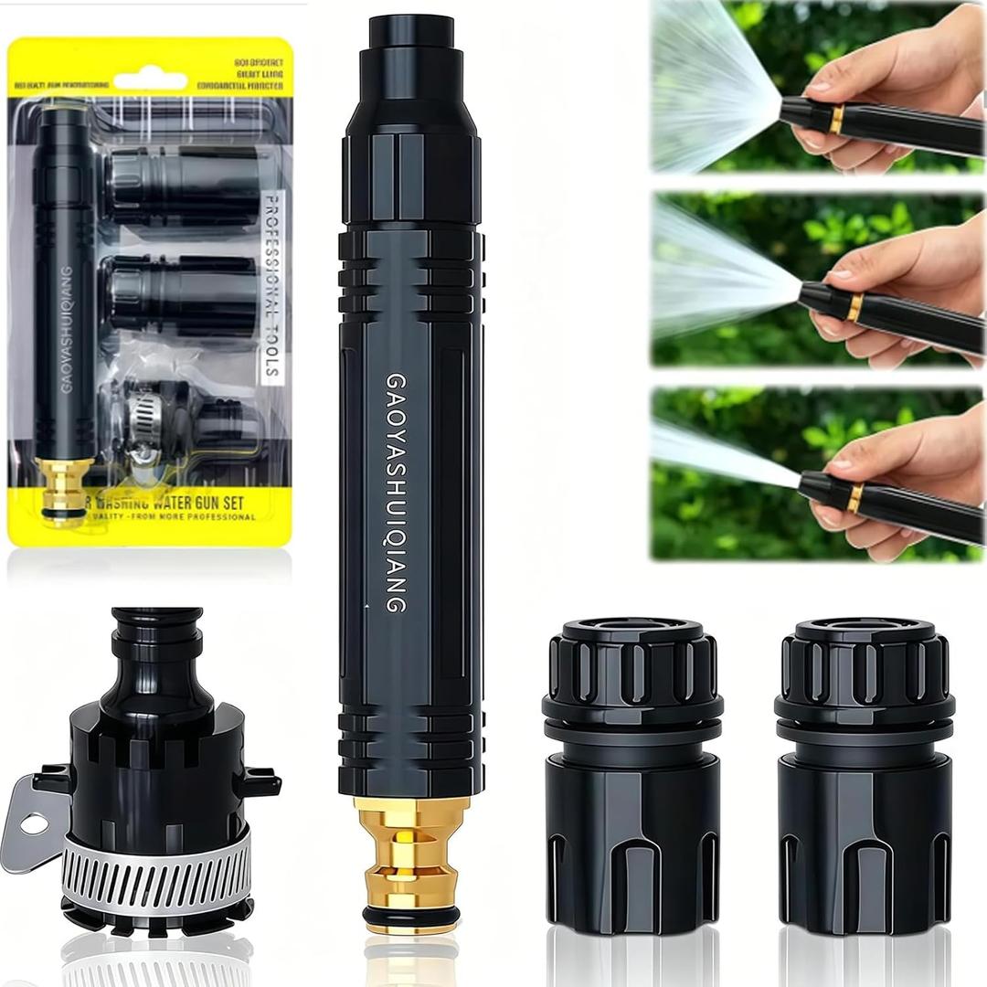 Home High-Pressure Car Wash Water Gun, 2026 Upgraded Home High Pressure Water Gun, Multipurpose Car Washer Nozzle for Car Cleaning Garden Plant Watering