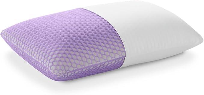 Purple Harmony Pillow - King Medium, Greatest Pillow Ever Invented, 360º Hex Grid & Talalay Latex Core - No Pressure Support, Stays Cool, Luxurious Comfort