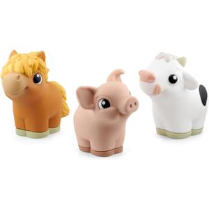 Tonies My First Farm Set - Cow, Pig and Horse Soft and Squeezable Audio Toy Figurines