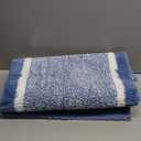 OLANLY Bathroom Rugs 59x20, Extra Soft and Absorbent Microfiber Bath Mat, Non-Slip, Machine Washable, Quick Dry Shaggy Bath Carpet, Suitable for Bathroom Floor, Tub, Shower (Runner, Blue)