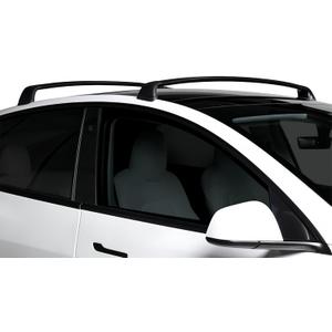 Frani Roof Rack for Tesla Model Y 2020-2027 | Lockable Aerodynamic Aluminum Cross Bars, Easy No-Drill Installation, Anti-Theft Locks Included