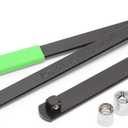 OEMTOOLS 24687 Serpentine Belt Tool Set, Includes 3/8 Drive Handle, 1/2 & 3/8 Square Drive Adapters, & 4 Shallow Sockets (13, 15, 16, & 18 mm), Release Spring Pressure & Remove Tensioner Pulley