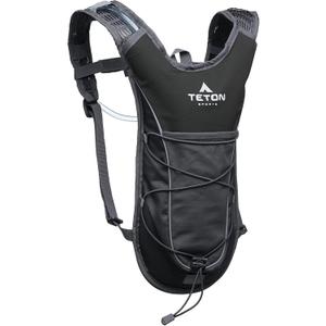 Teton Oasis Hydration Backpack Lightweight Water Pack with Bladder for Hiking, Running, Cycling, Biking 18L/22L Sizes Sewn-in Rain Cover Fits Men and Women 